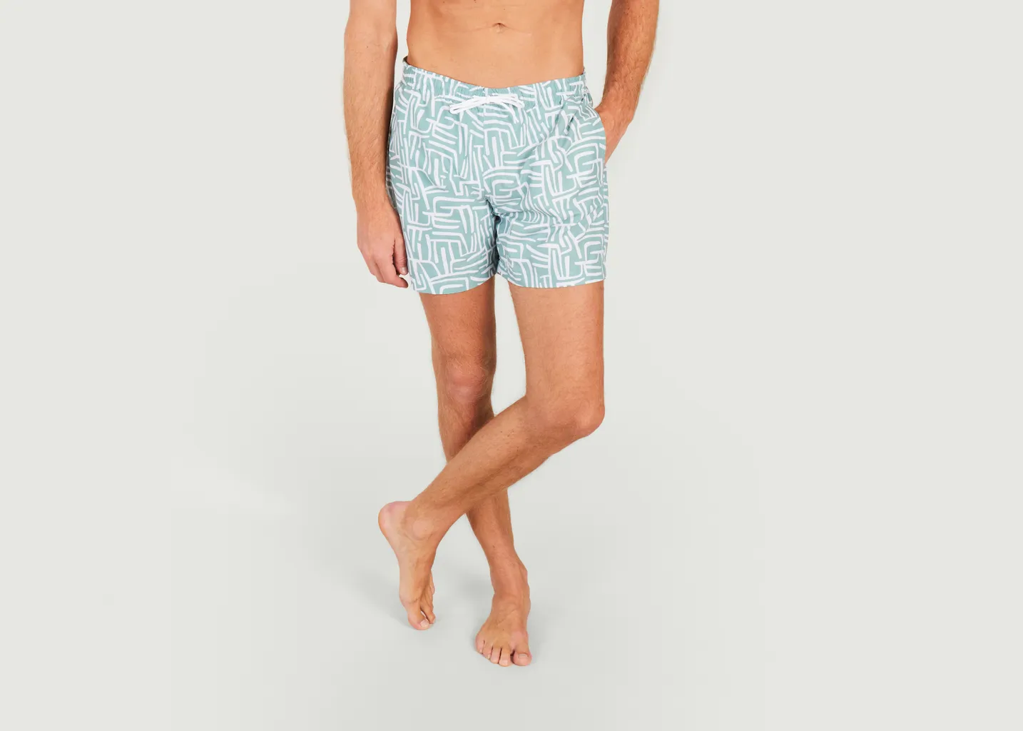Short de bain imprimé Sumba Olow