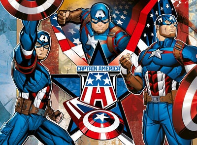 Ravensburger Marvel Avengers Captain America XXL Puslespill 100 Brikker