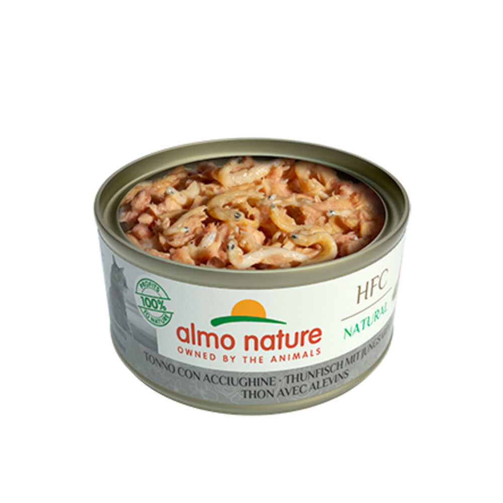 Almo Nature HFC Natural Kattenvoer Nat Blikje Tonijn & Ansjovis70 gr