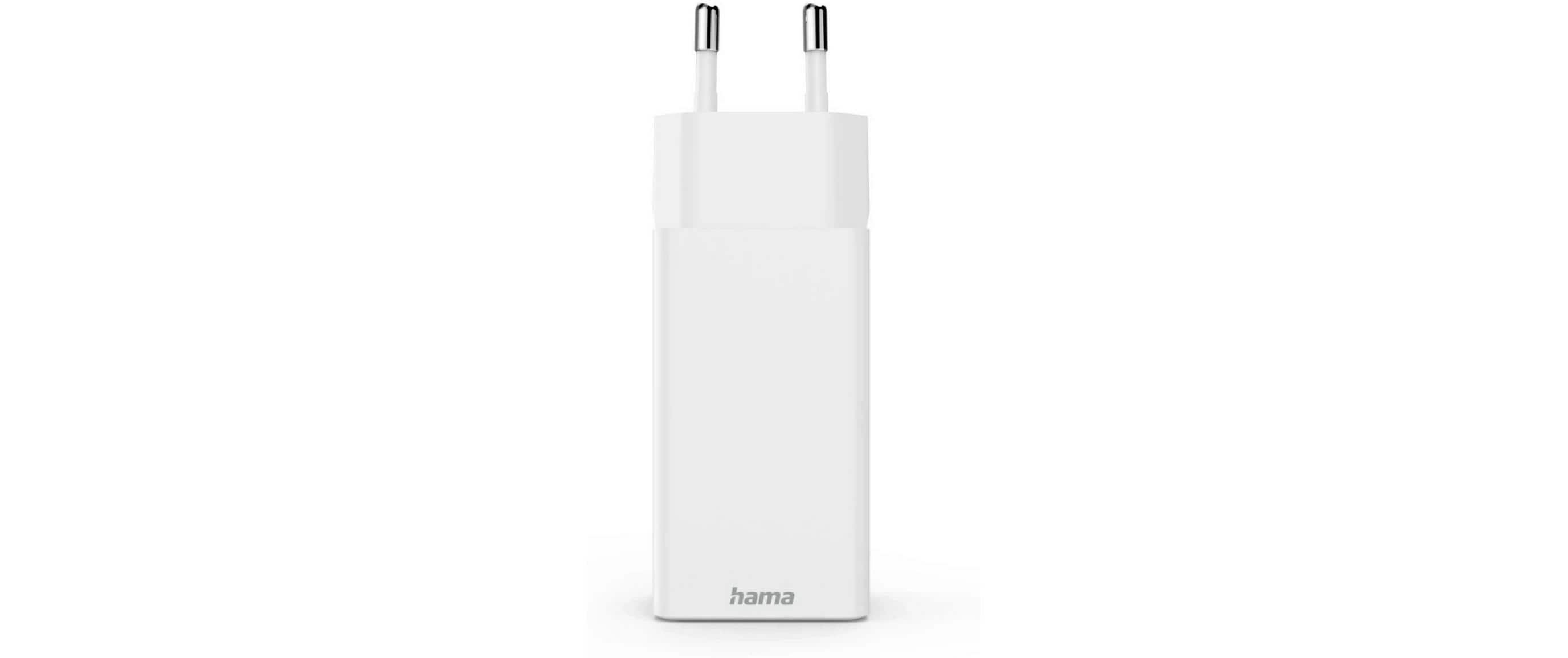 USB-Wandladegerät Gan charger 2x USB-A USB-C 65 W WeissSchnellladegerät mit 1x USB-C und 2x USB-A