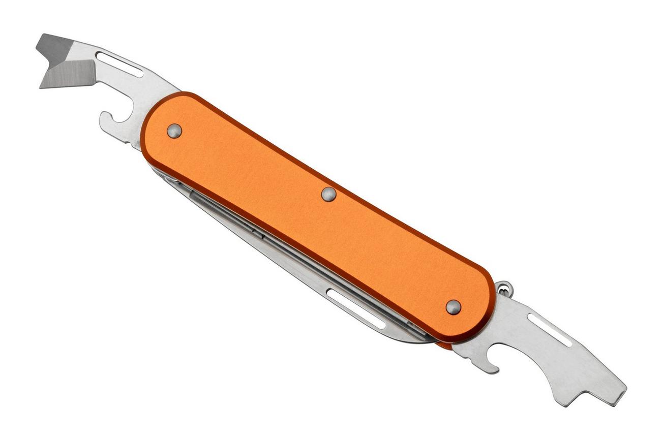 FOX Vulpis 4-Tools FX-VP130-S4OR, N690Co, Aluminium Orange, Zwitsers zakmes