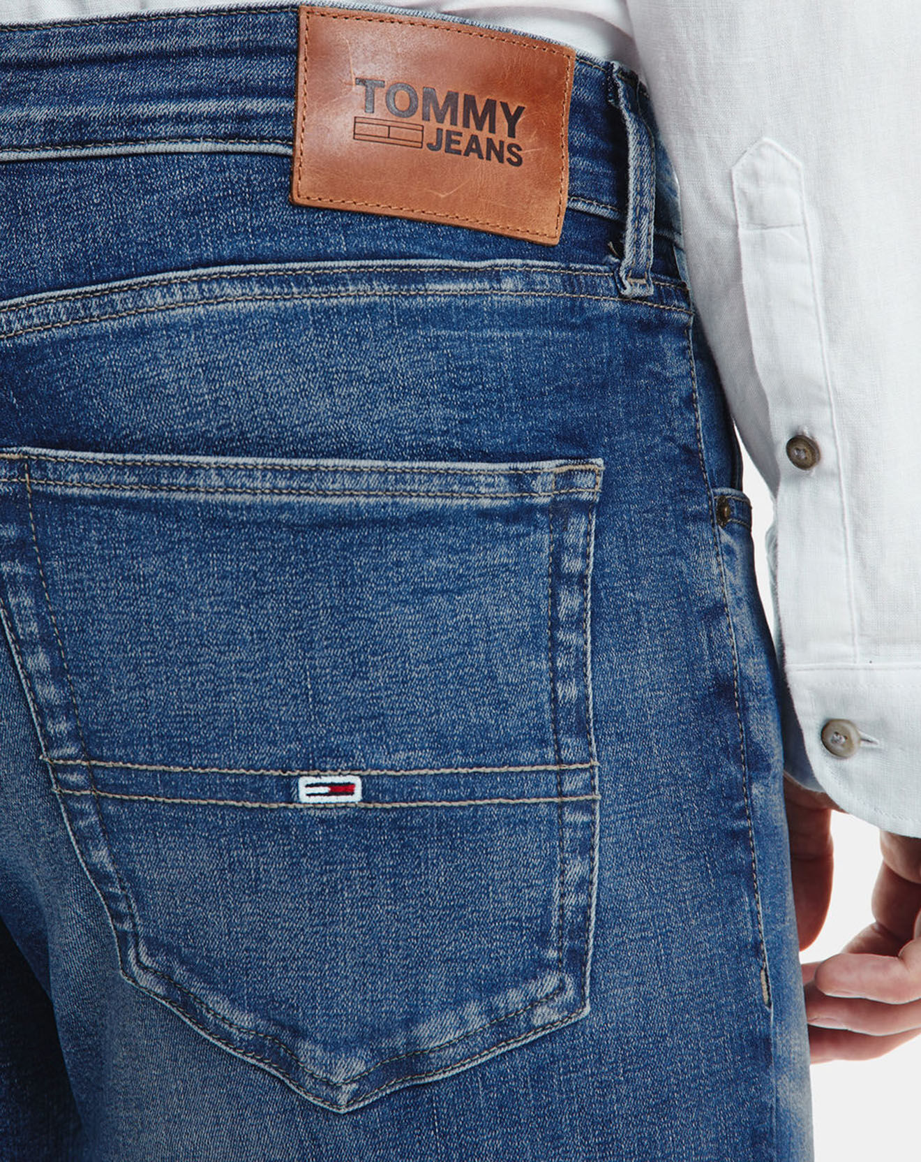 Tommy Jeans Jean slim Scanton Bf1251 bleu