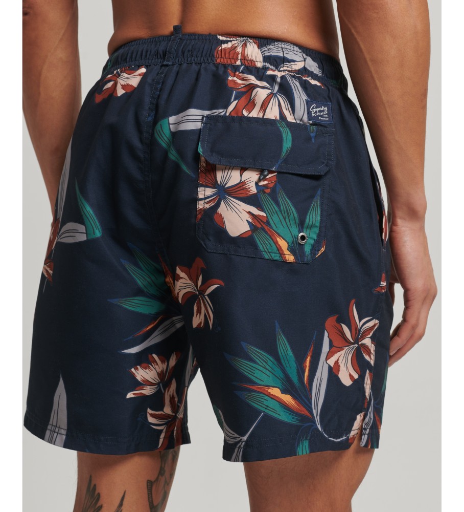 Maiô havaiano Superdry feito com material marinho reciclado