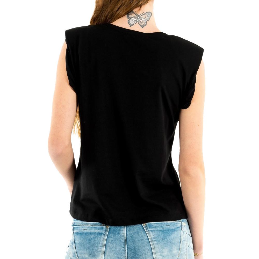 Morgan T-shirt Noir Femme Morgan DFUL