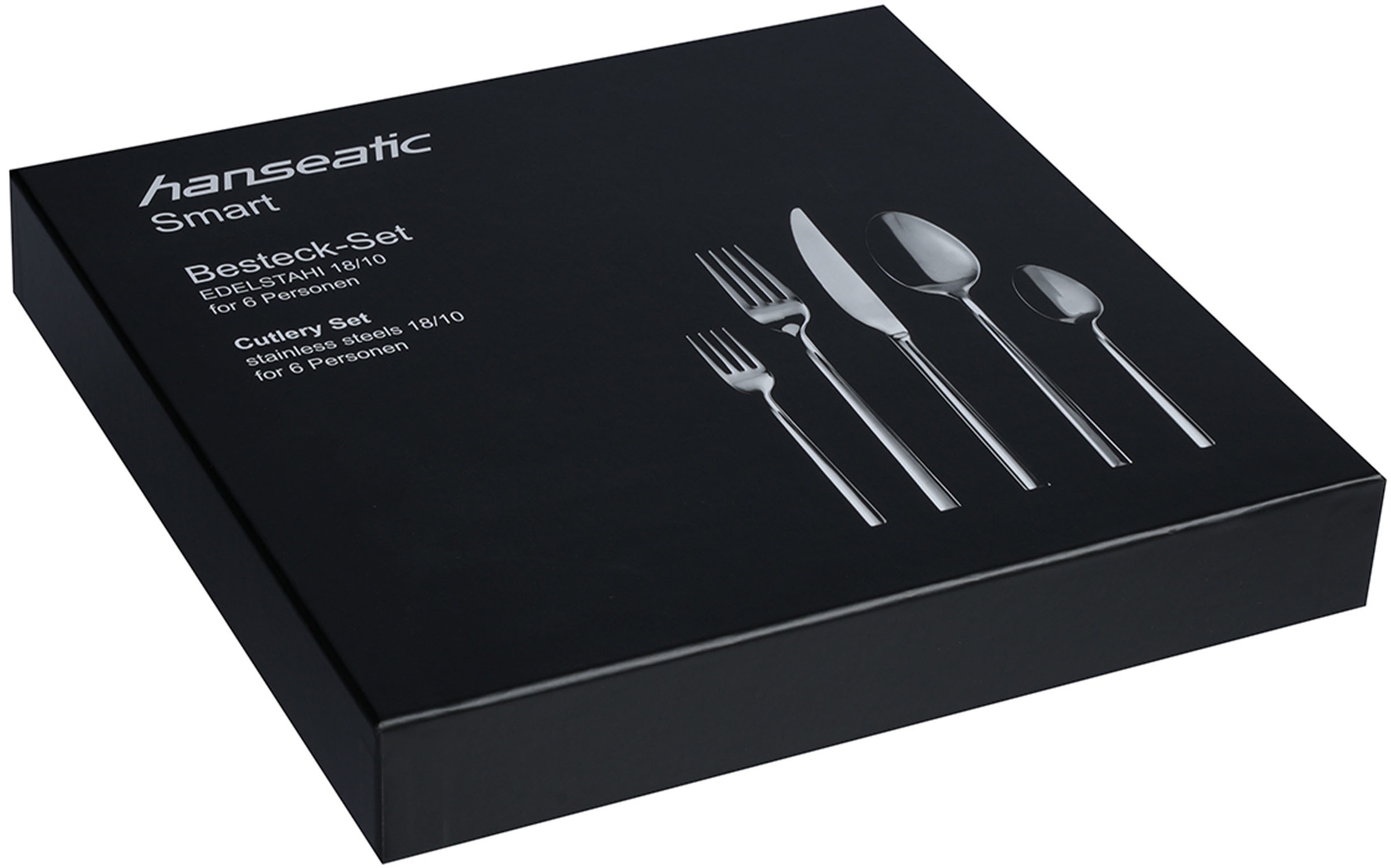 Hanseatic Besteck-Set »SMART, wahlweise in glänzender oder matter Optik« leichtes und minimalistisches Design