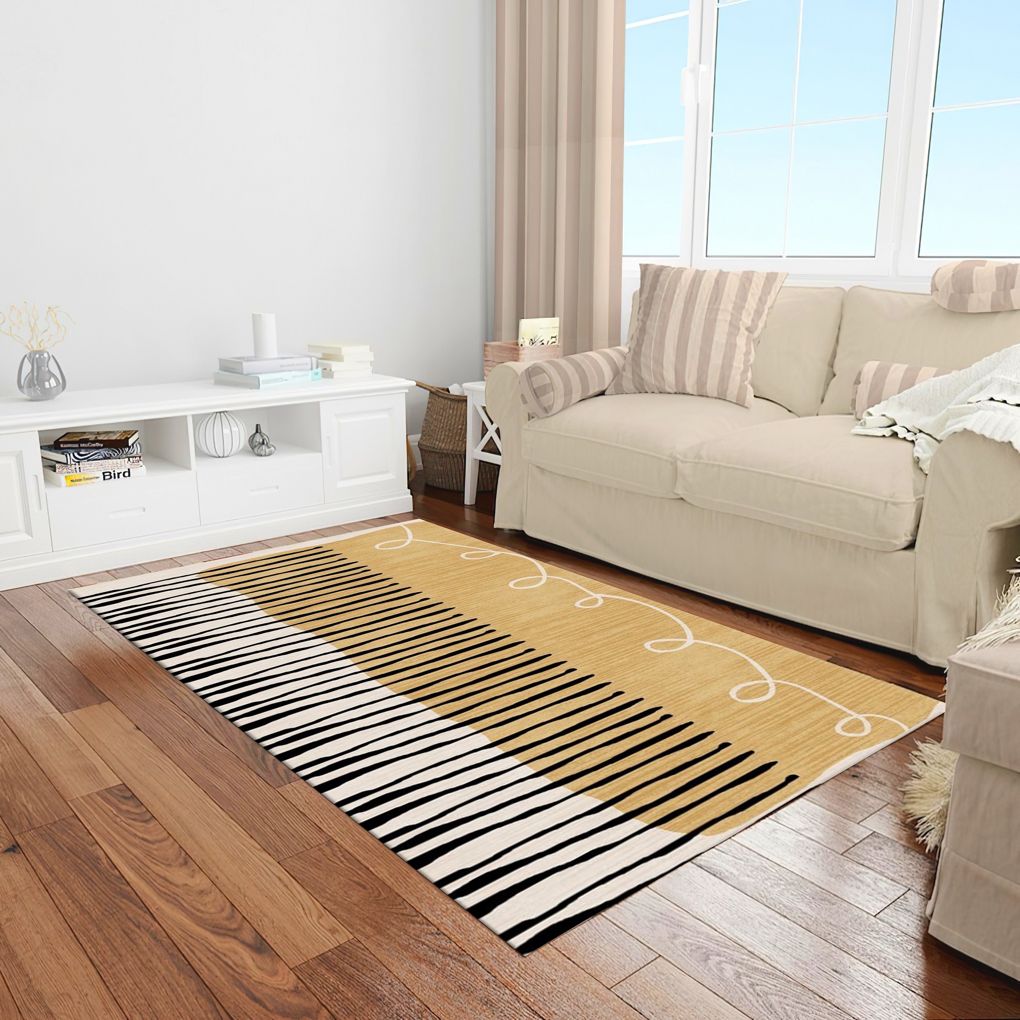 Mani Textile TPS_JAIL_JAU00 - Tapis de salon JAIL