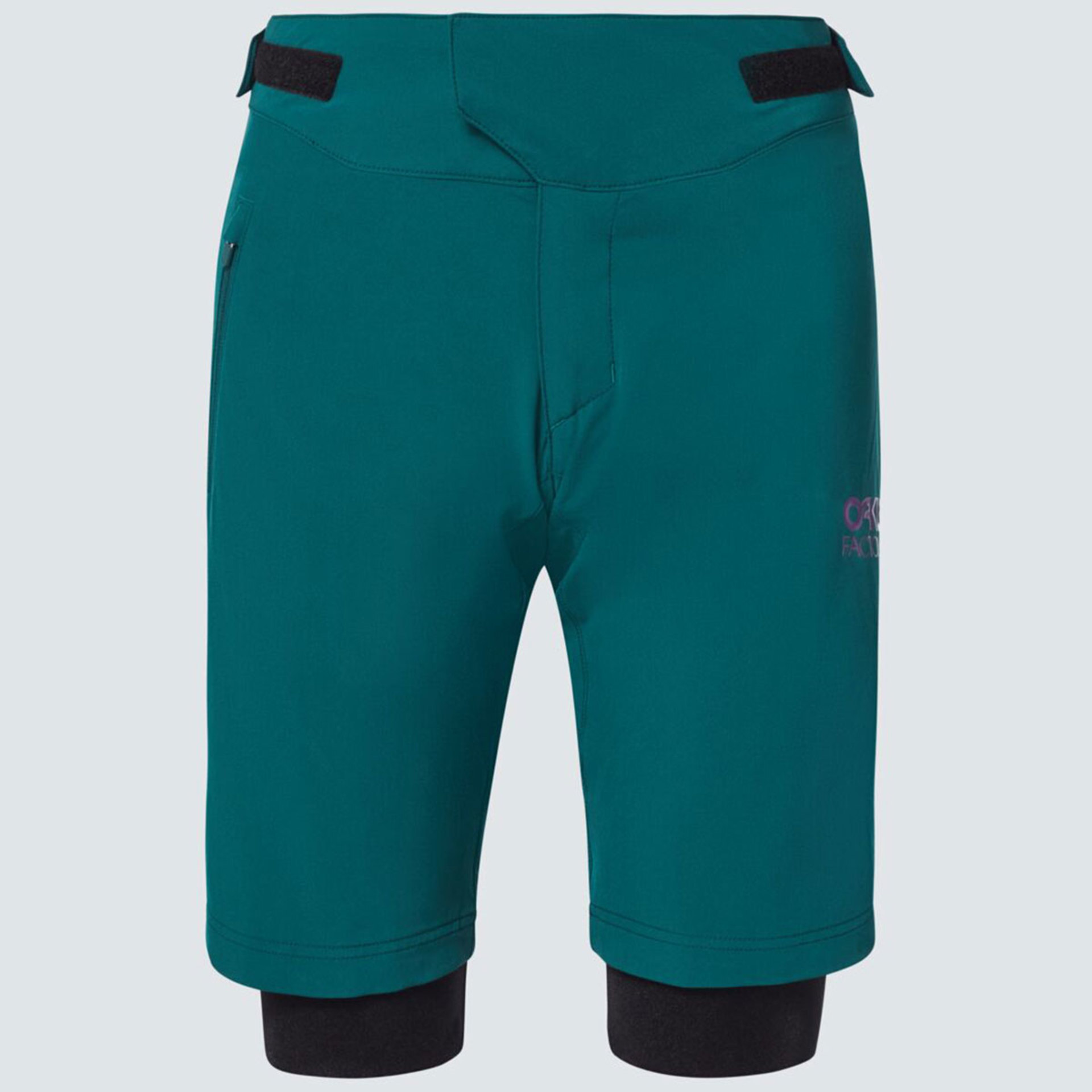 Oakley Drop In MTB Fietsbroek Kort Grijs/Groen Dames