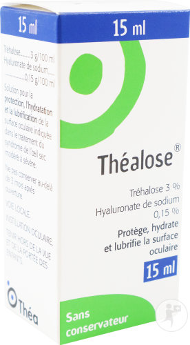 Thealose Solution Ophtalmique Sécheresse Oculaire Flacon 15ml