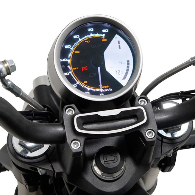 Moto électrique Super SOCO TC Vintage - Verte