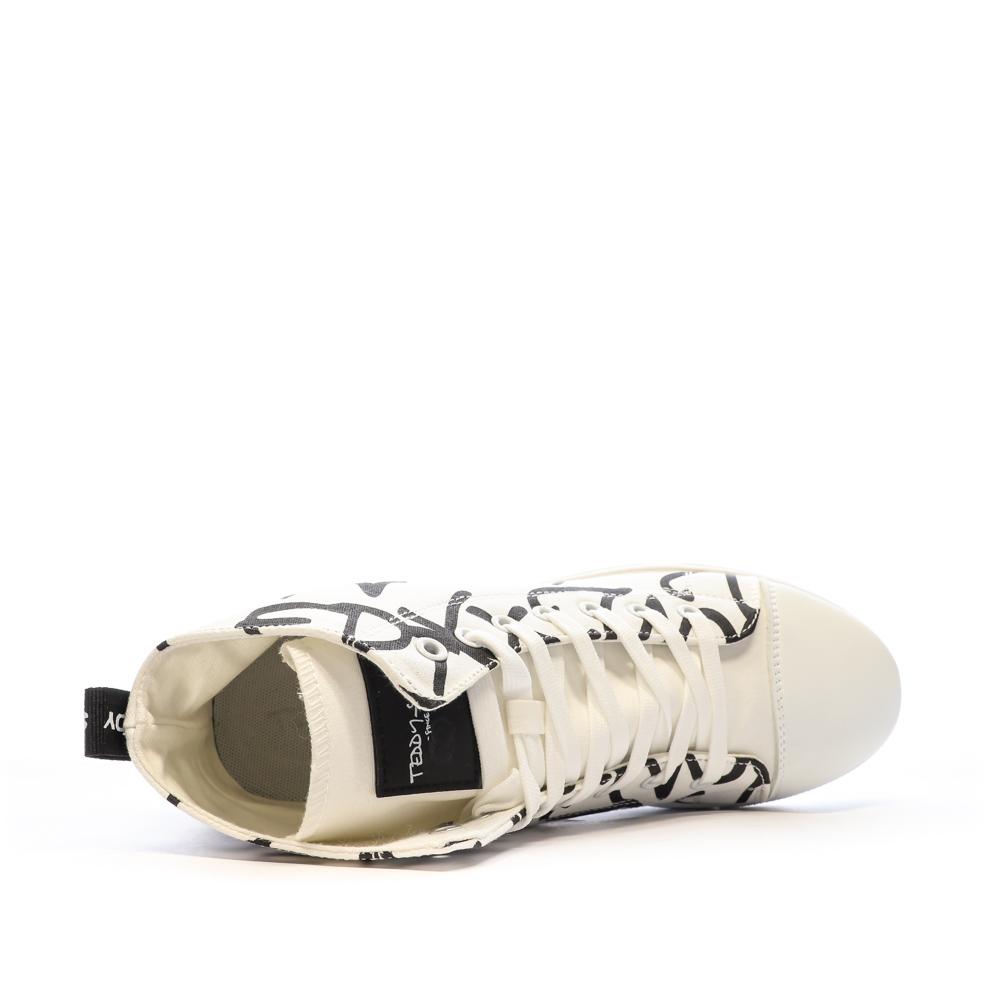 Teddy Smith Baskets Blanches/Noires Homme Teddy Smith Ankle Boots