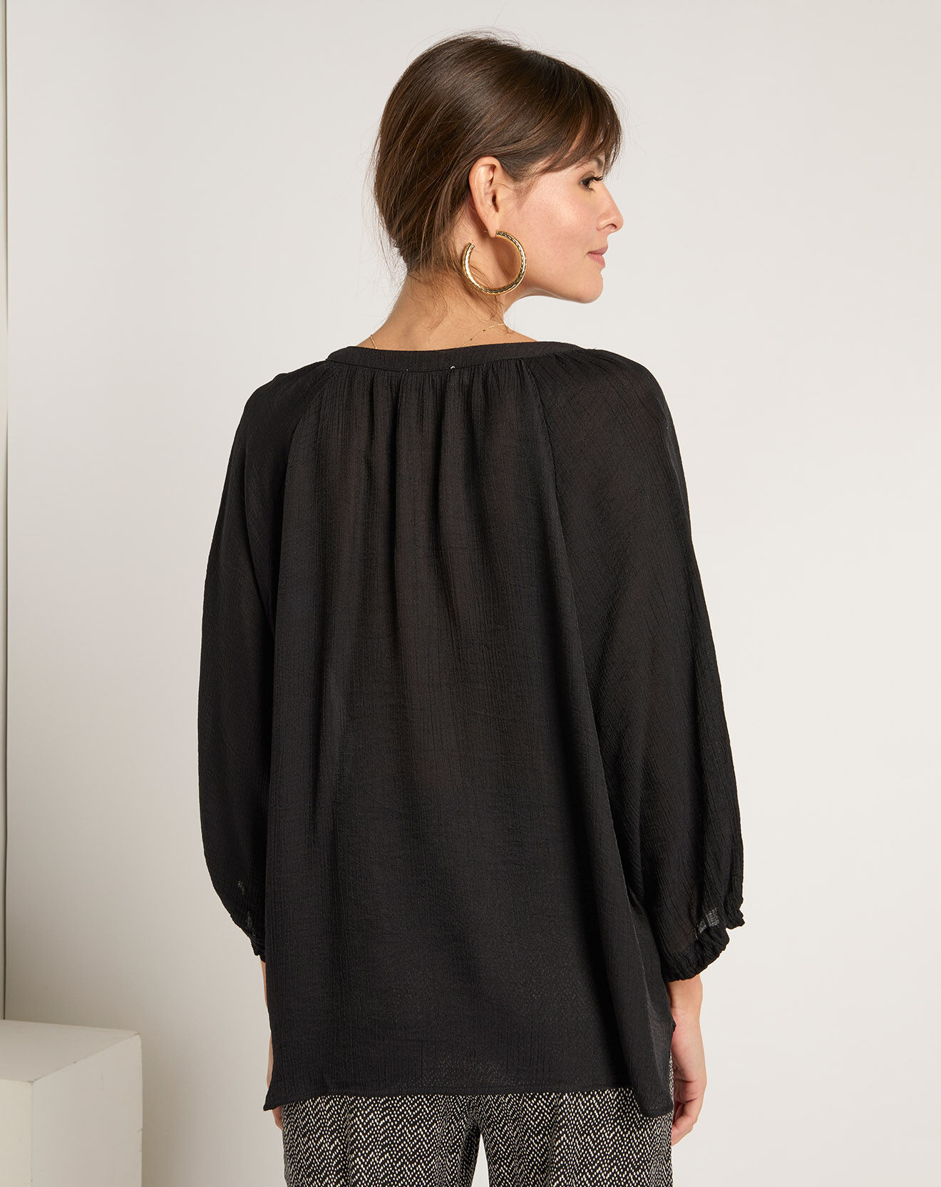 See u Soon Blouse Sandrine noire