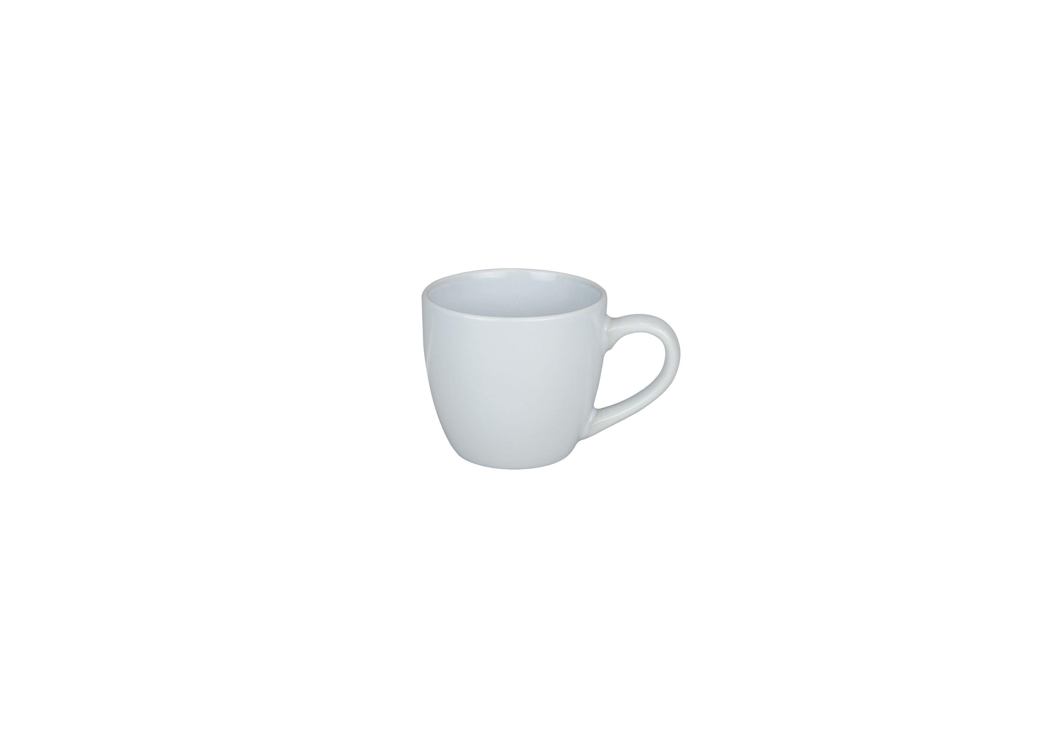 TASSE CAFE GRES BLANC 9CL