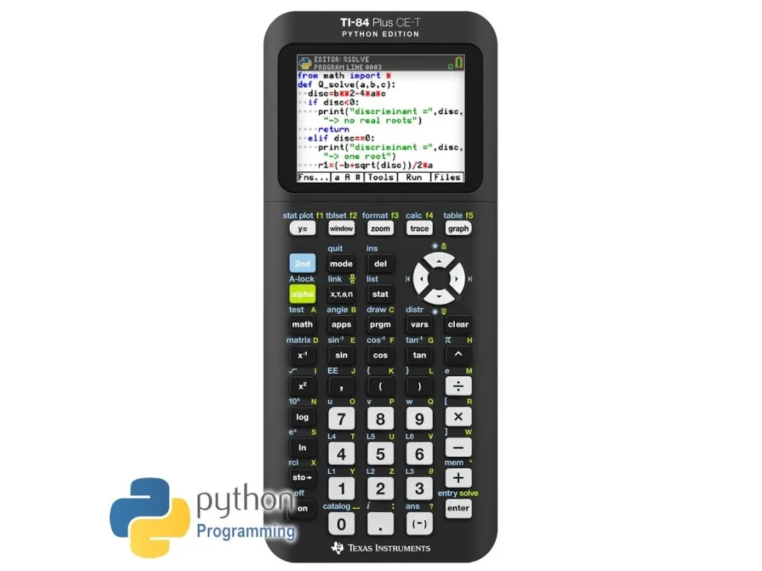 Texas TI-84 Plus CE-T Graphing calculator - inkl. UK-manual