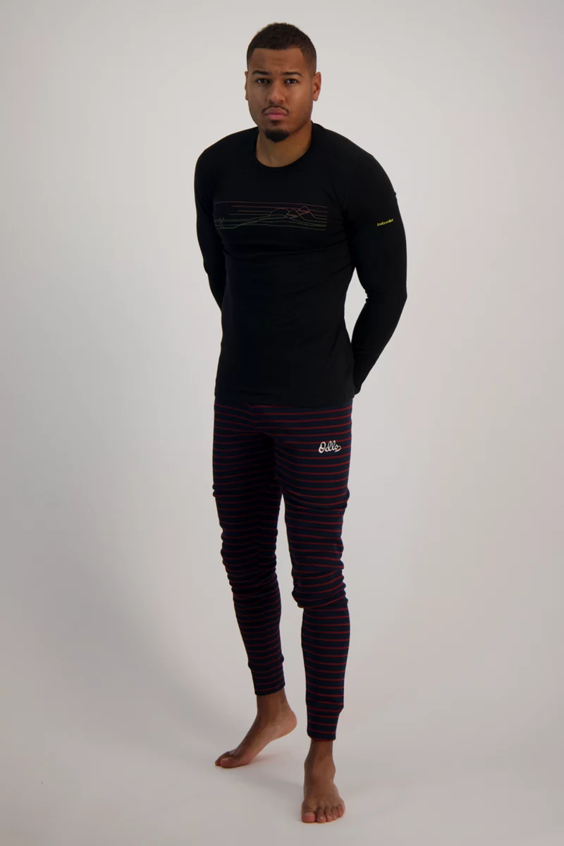 Odlo Active Warm Originals ECO Stripe Herren Thermohose