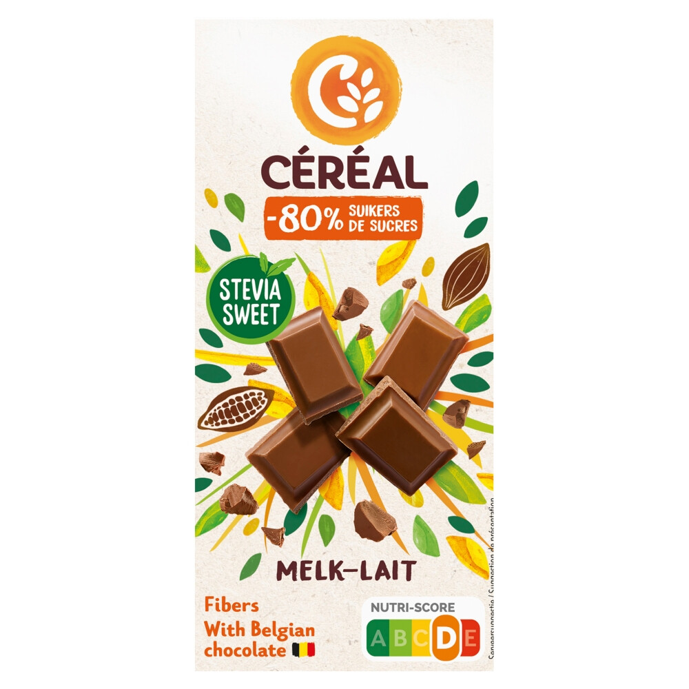 3x Céréal Chocolade Tablet Melk-Chocolade85 gr
