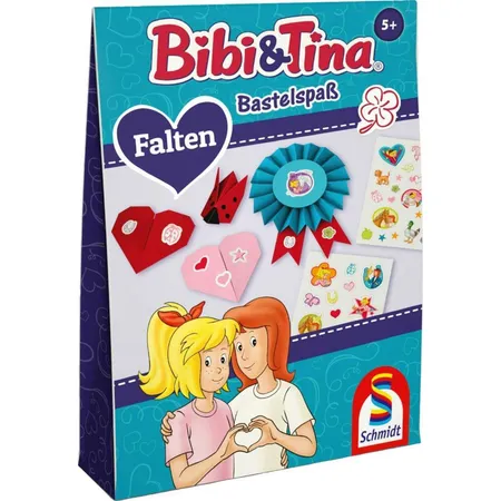 Schmidt Spiele Bastelsets in Faltschachtel Bibi & Tina, Bastelspaß, Falten