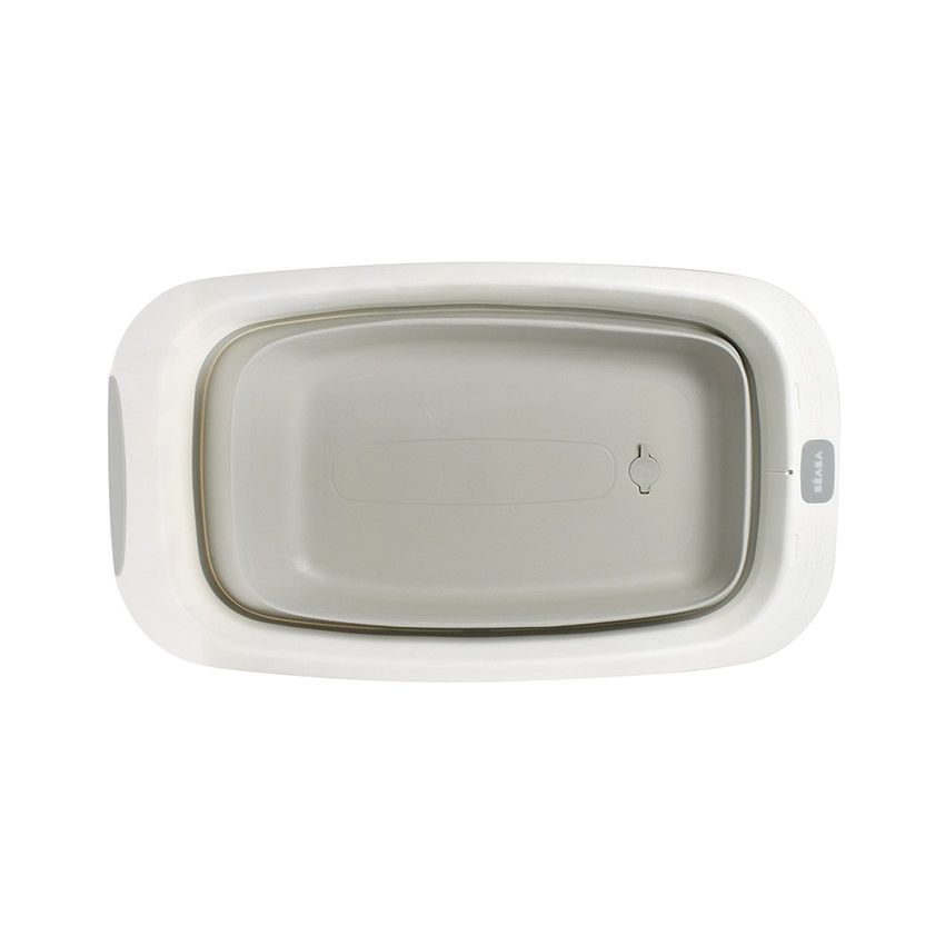 Baignoire pliable Eazy Pop Camélé'O Gris Velours - Ecru
