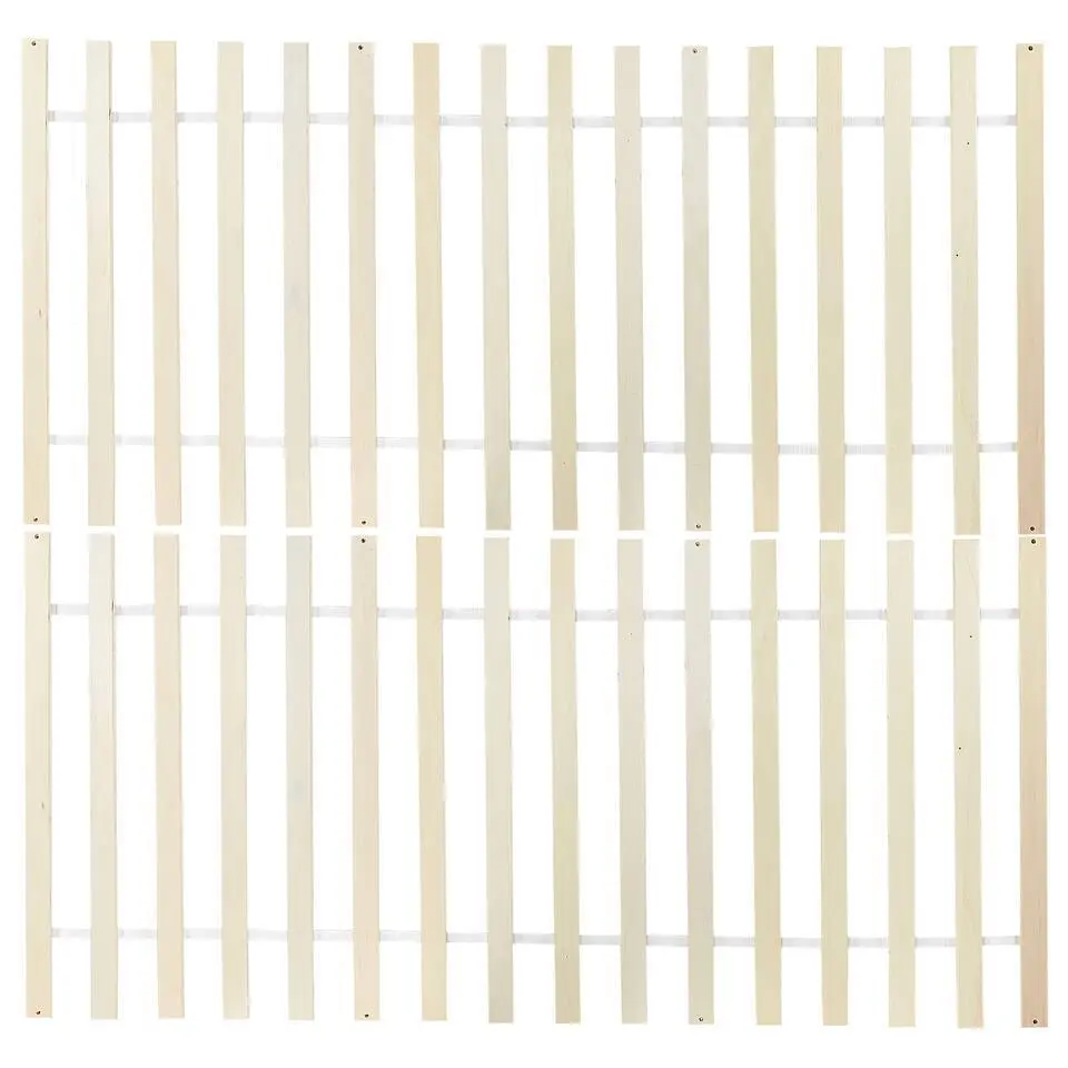 VANNES - Bed - Lichthout - 180 x 200 cm - Dennenhout