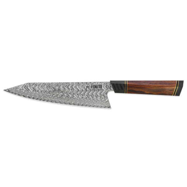 Couteau Fukito Desert Damas modèle chef kiritsuke 21cm Fukito