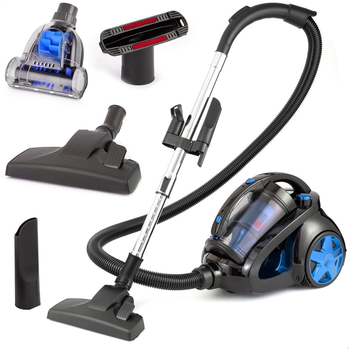 AG AG3100 Bagless Vacuum Cleaner - Vacuum Cleaners - Vacuum Cleaner Bagless - Suitable for Animal Hair -900W - Strong Suction Power - Blue