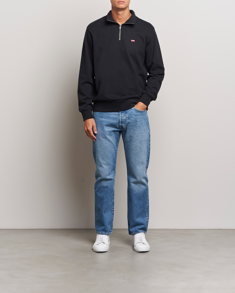Levi's Original Half Zip Sweater Mineral Black