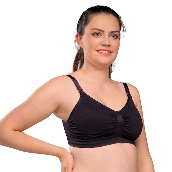 Soutien-gorge grossesse et allaitement rembourré   Noir        L   de               Carriwell