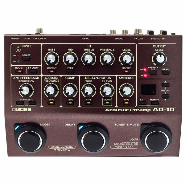 Boss AD-10 Acoustic Preamp & FX