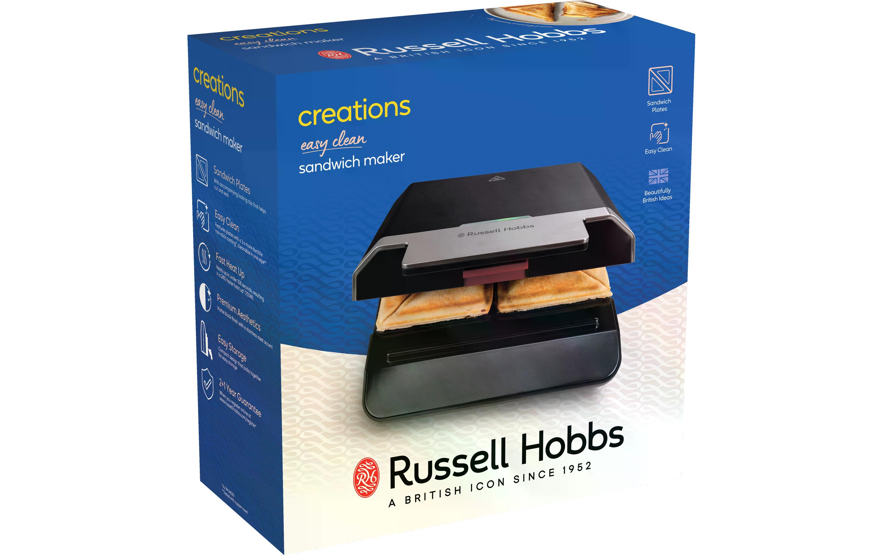 Sandwich-Toaster Easy Clean 750 WSandwichmaker