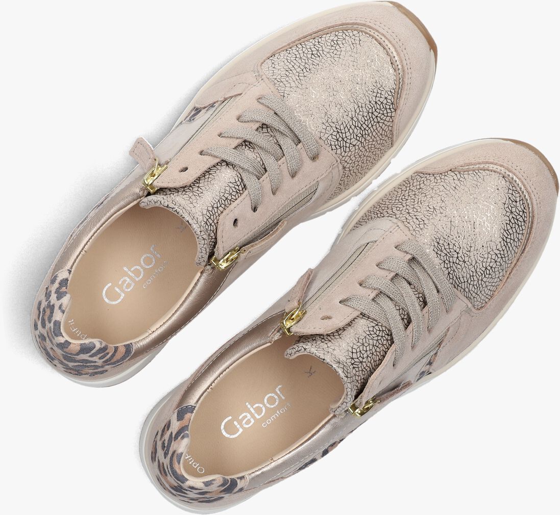 beige gabor lage sneakers 307