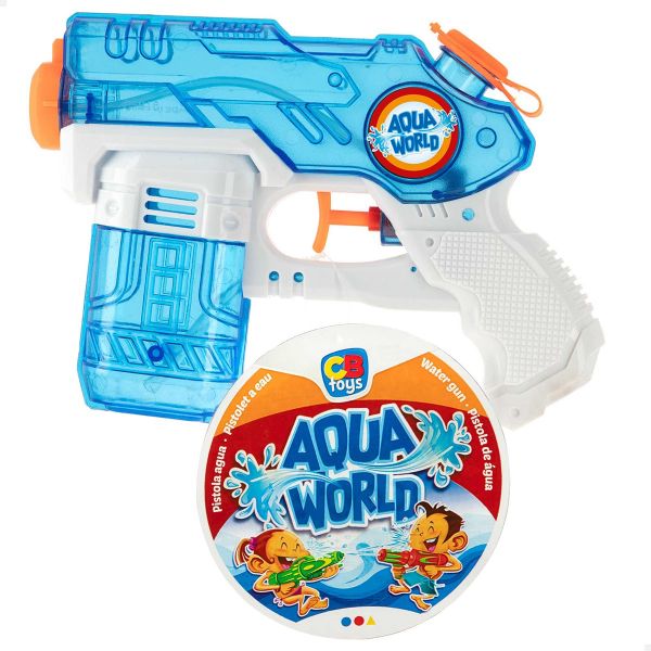 Aqua World Pistola de Água Colorida 19 cm Azul