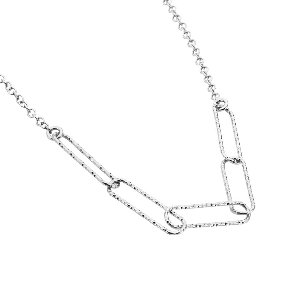 Collier Chiarina Argent Blanc