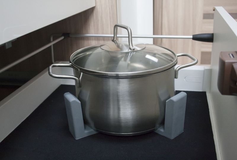 Purvario Teller- / Topfhalter für Töpfe, Teller, Schalen