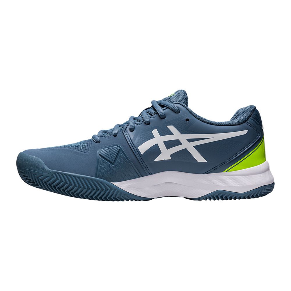 Asics GEL-CHALLENGER 13 CLAY - Chaussures tennis Homme steel blue/white