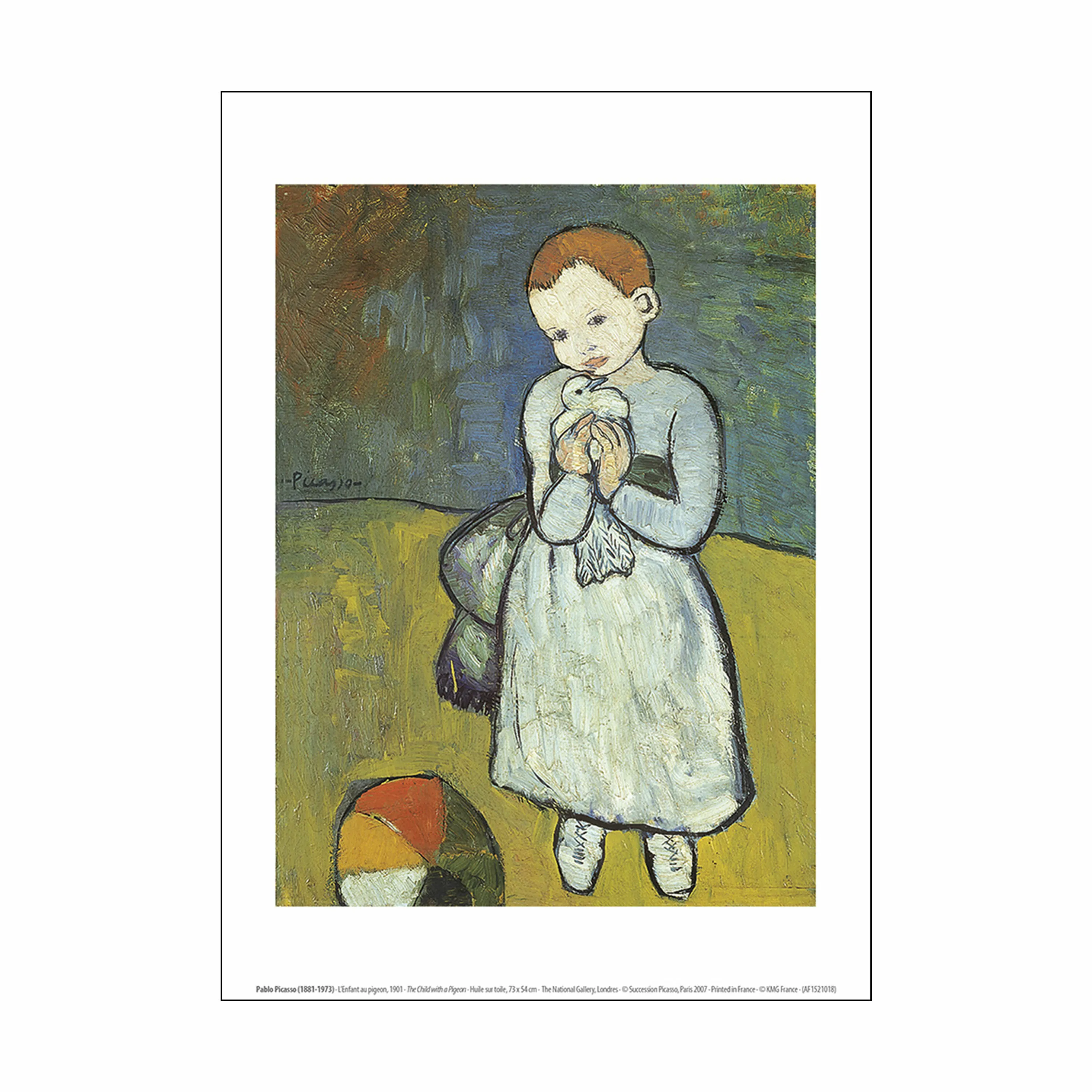 Poster&Frame Picasso plakat - Enfant au Pigeon