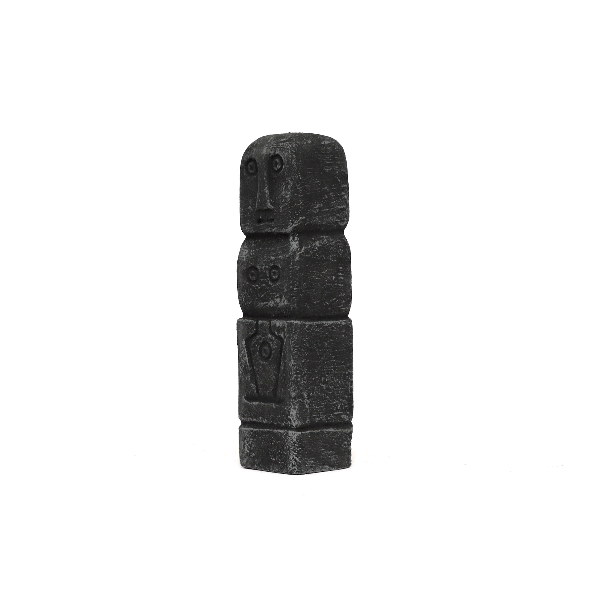 Zementfigur 'Primitif', H 20 cm, B 5 cm, T 5 cm von fischer's lagerhaus