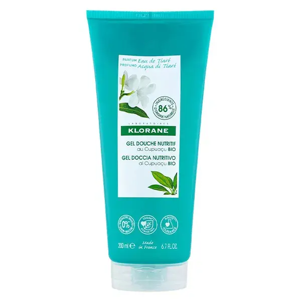 Gel de Banho Nutritivo com Manteiga de Cupuaçu e Água de Tiaré da Klorane 200ml