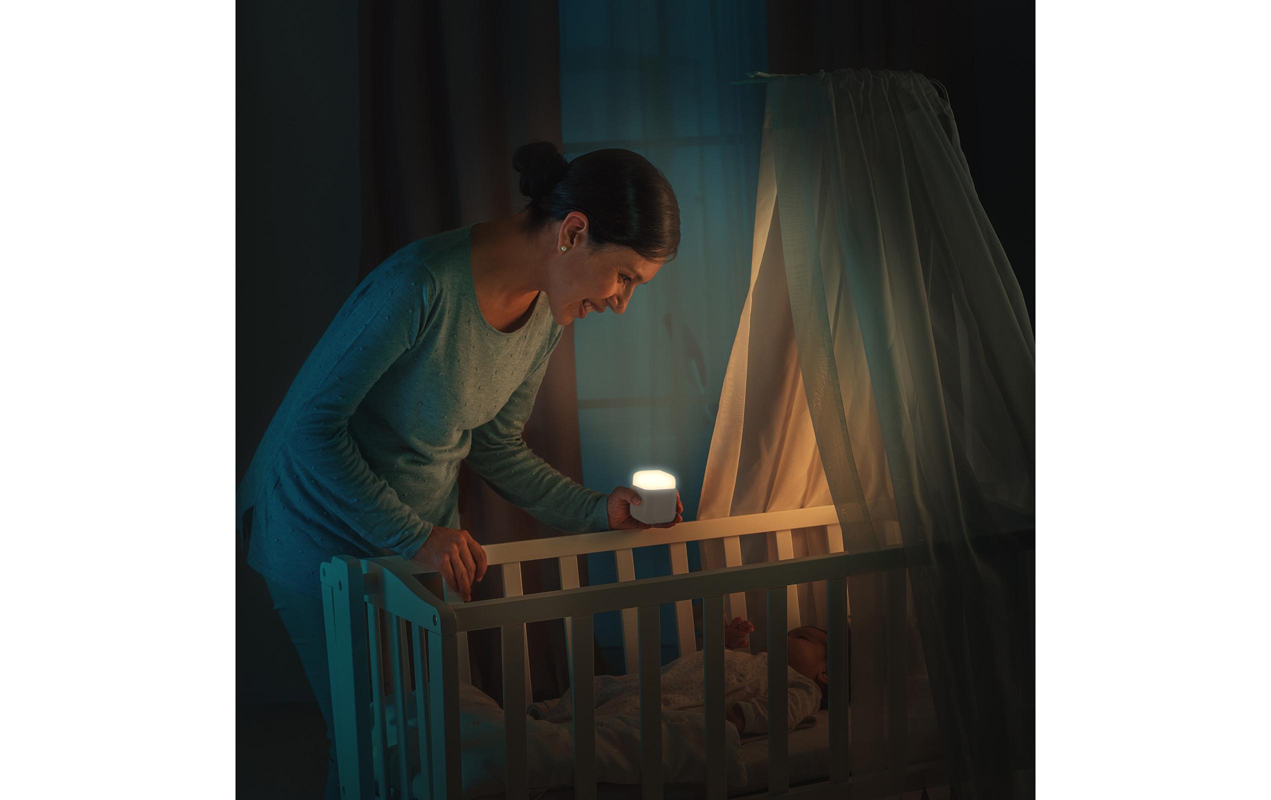 Nachtlicht 2in1 SleepLight CremeSchlaflicht für Kinderzimmer