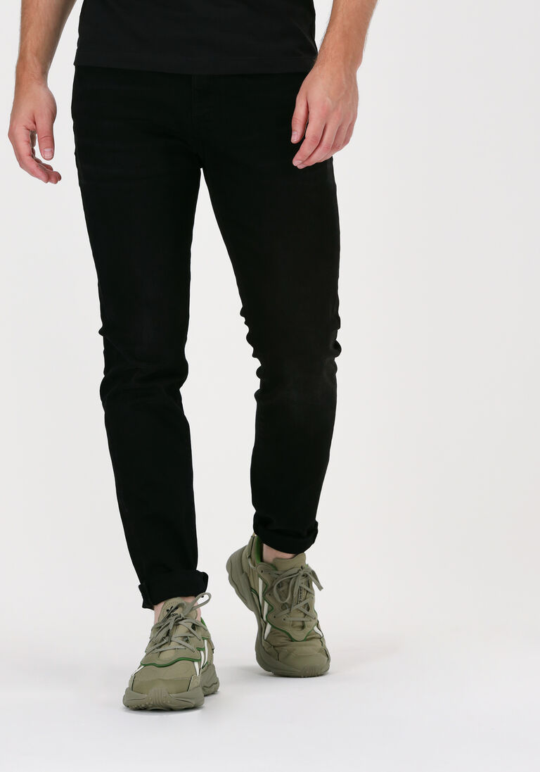 SELECTED HOMME zwarte selected homme slim fit jeans slhslim-leon 4003 w.black st j