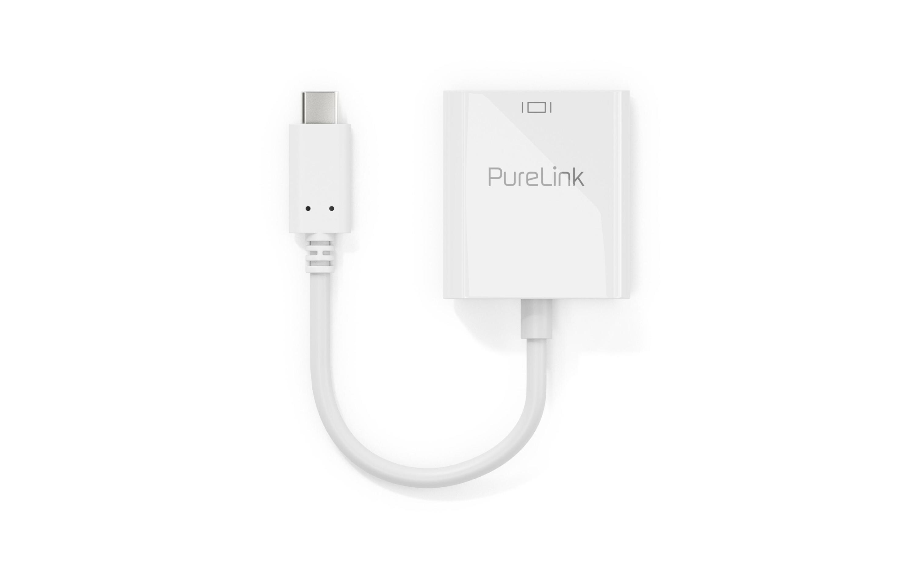 Adapter IS200 USB Type-C - DisplayPort, Weiss