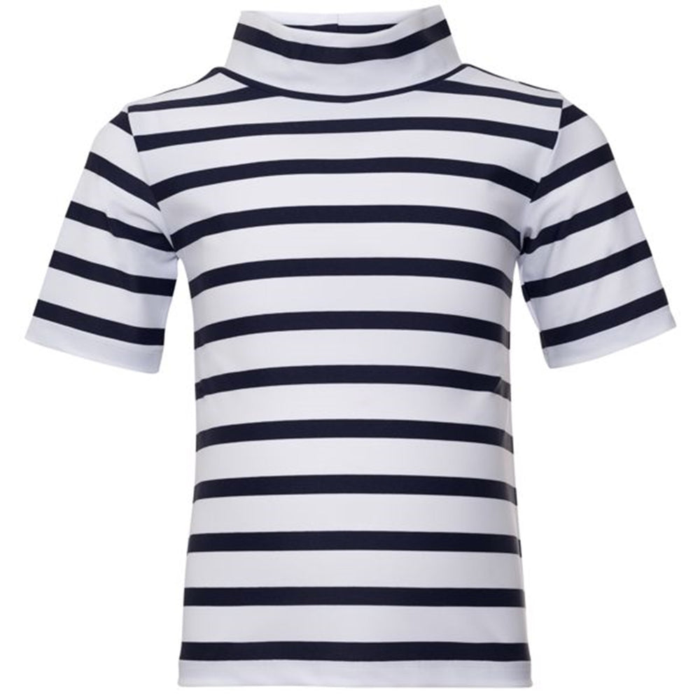 Køb Petit Crabe White/Blue Turtleneck Tee K/Æ
