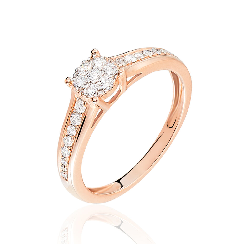 Bague Celia Or Rose Diamant
