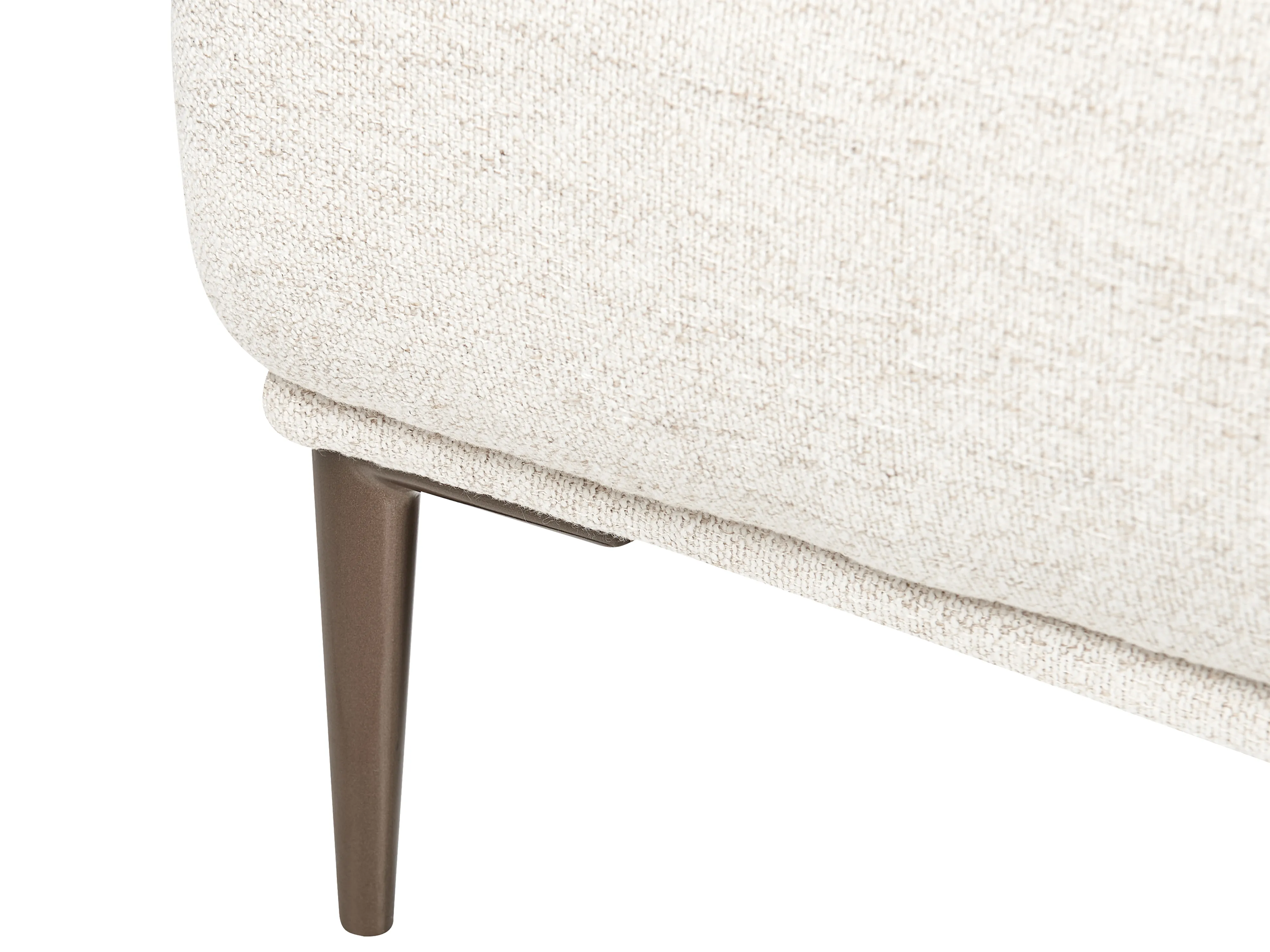 Bank 3-zits MATILA Stof Lichtbeige