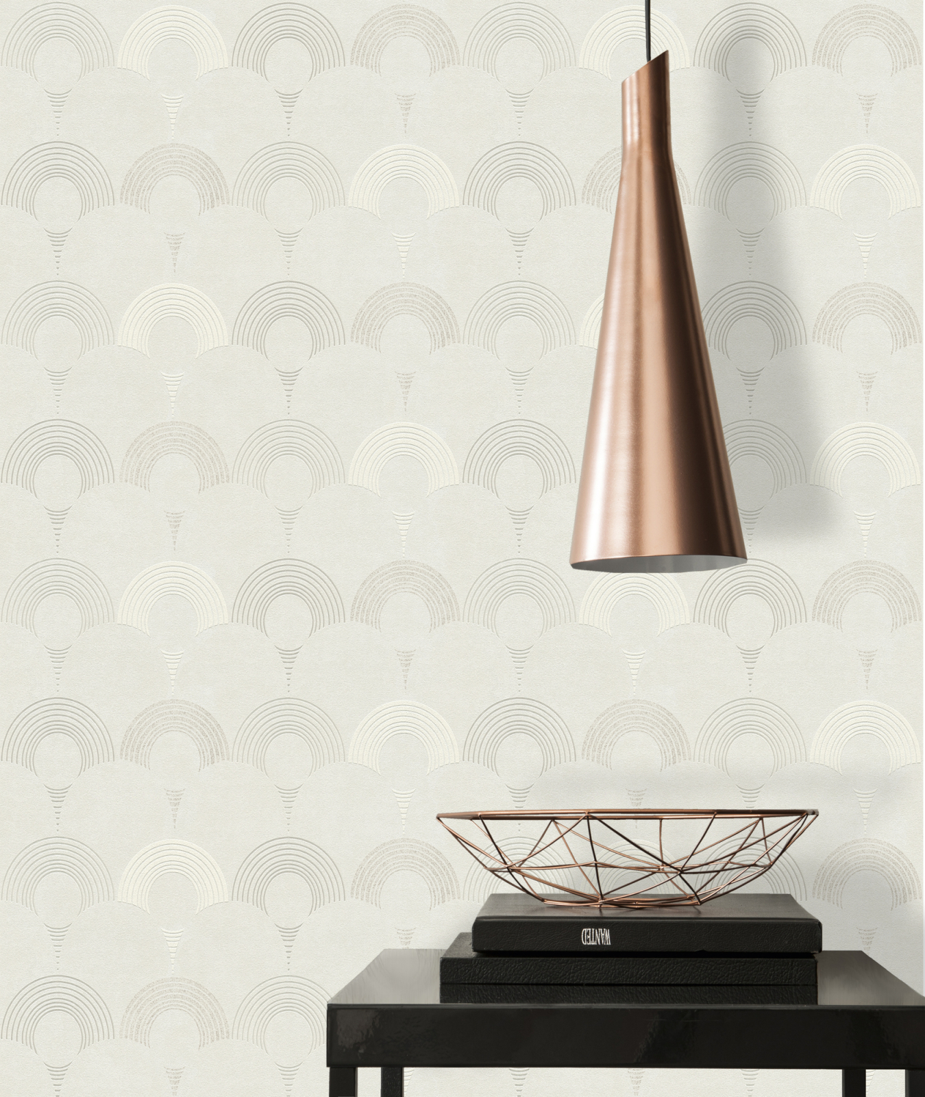 Vliestapete POP STYLE - grau-silber - 10 Meter