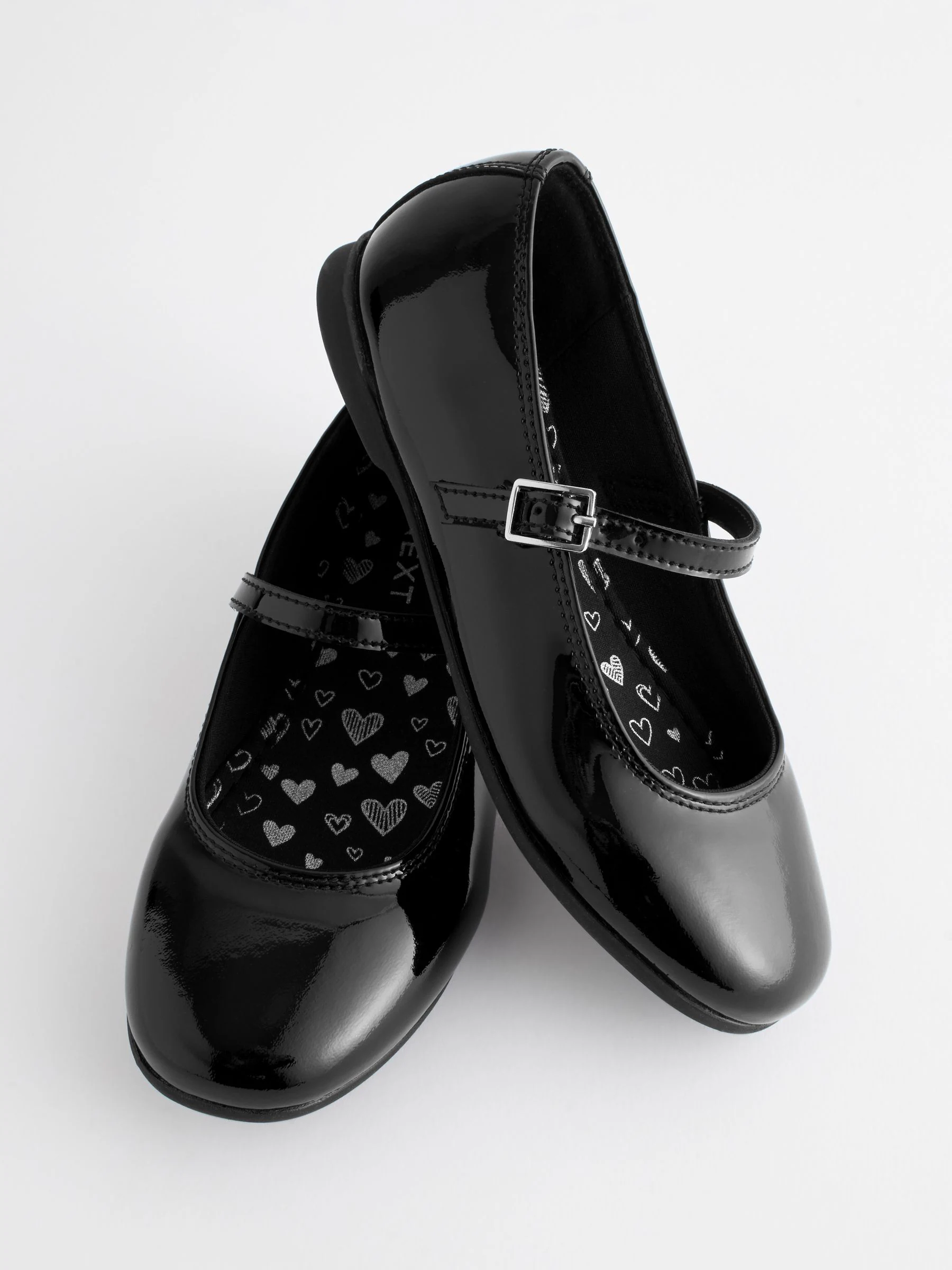 Zwart lak - Leren Mary Jane-schoolschoenen