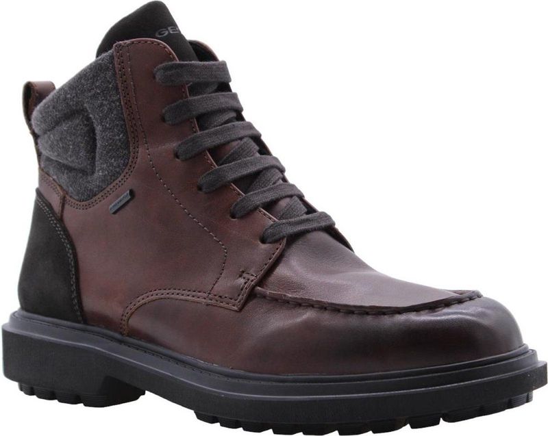 Geox - Veterlaarsjes - Bruin - Leer - Heren