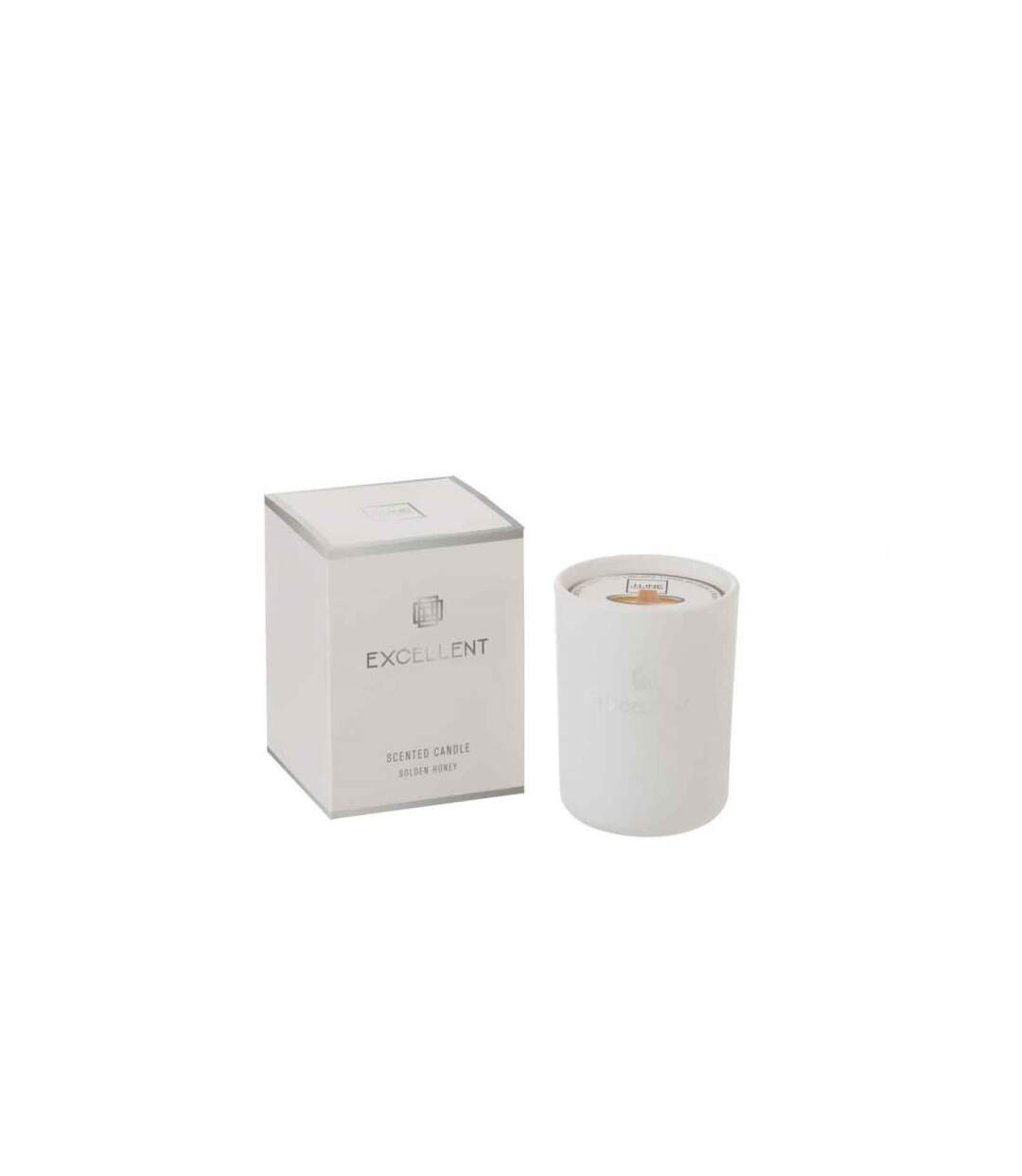 Paris Prix - Bougie Parfumée excellent 28cm Golden Honey Blanc
