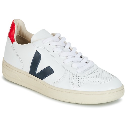 Veja - V-10 - Blanc / Bleu / Rouge