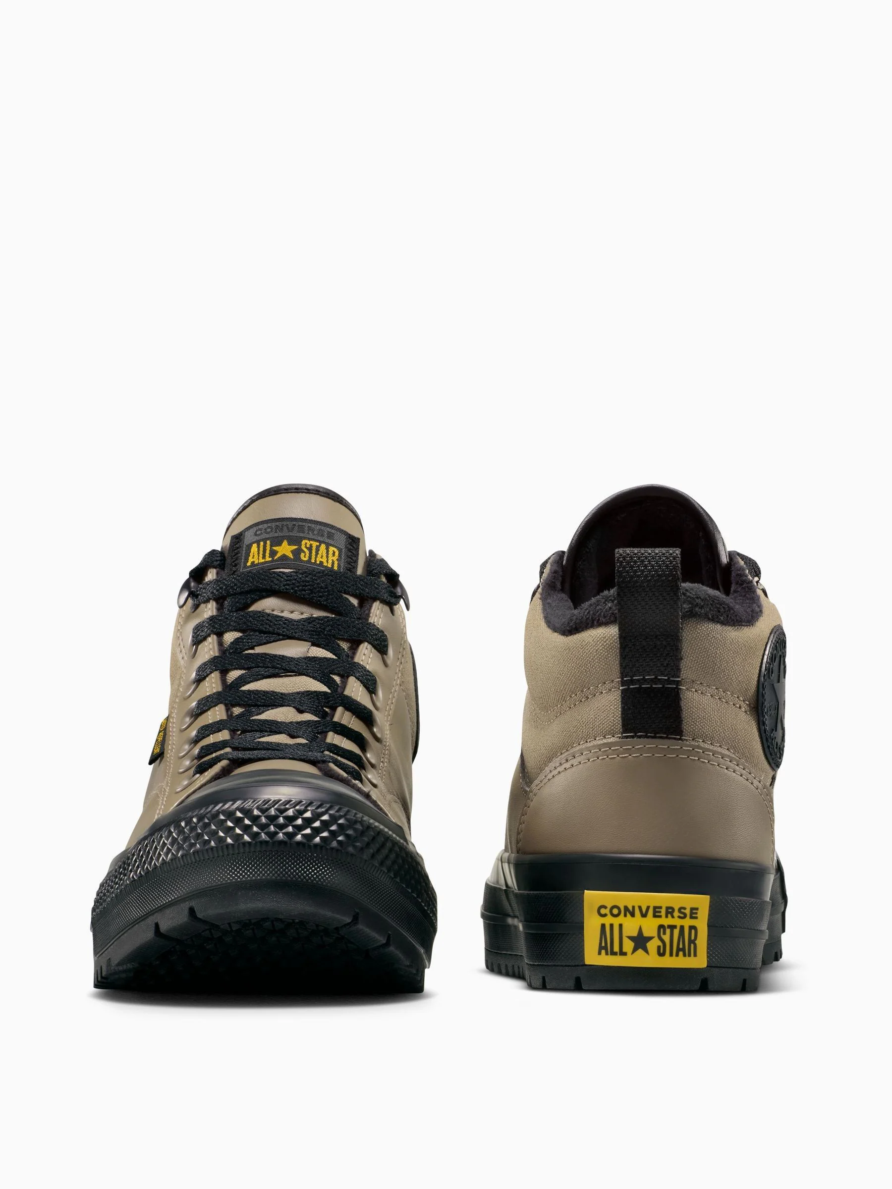 Grijs - Converse Chuck Taylor All Star Malden Street Mid Top Trainers