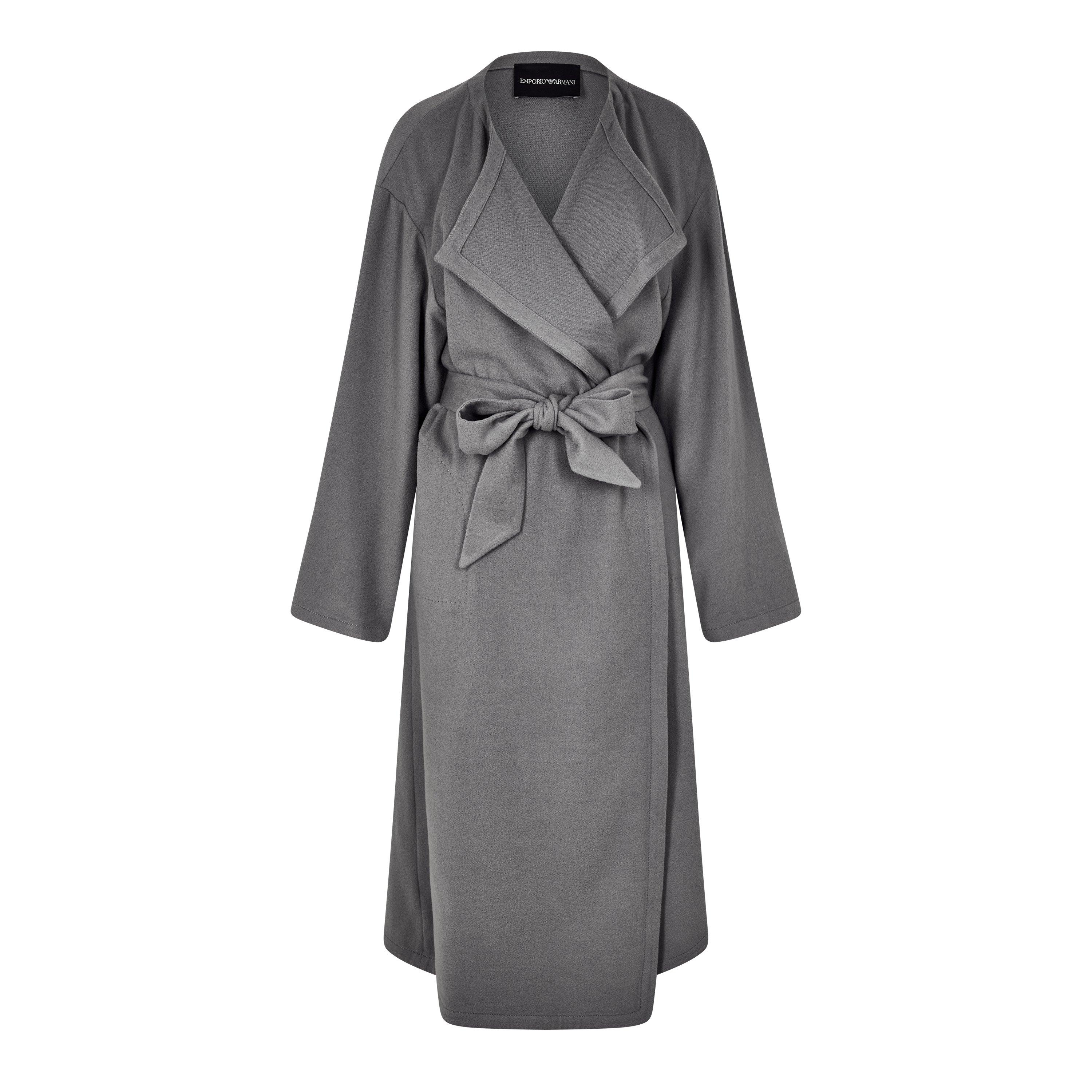 Emporio Armani Self Tie Overcoat