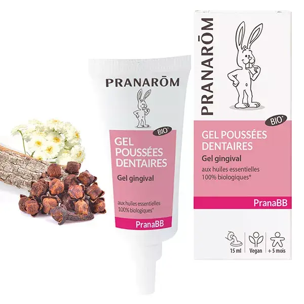 Pranarom PranaBb Gel Dentição Orgânico 15ml